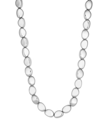 Jon Richard Silver Plated Polished Nugget Allway Necklace