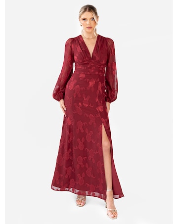 Maya Deluxe Floral Print Dress