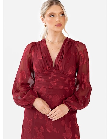 Maya Deluxe Floral Print Dress