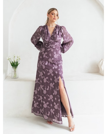 Maya Deluxe Floral Print Dress