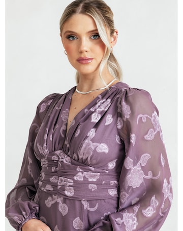 Maya Deluxe Floral Print Dress