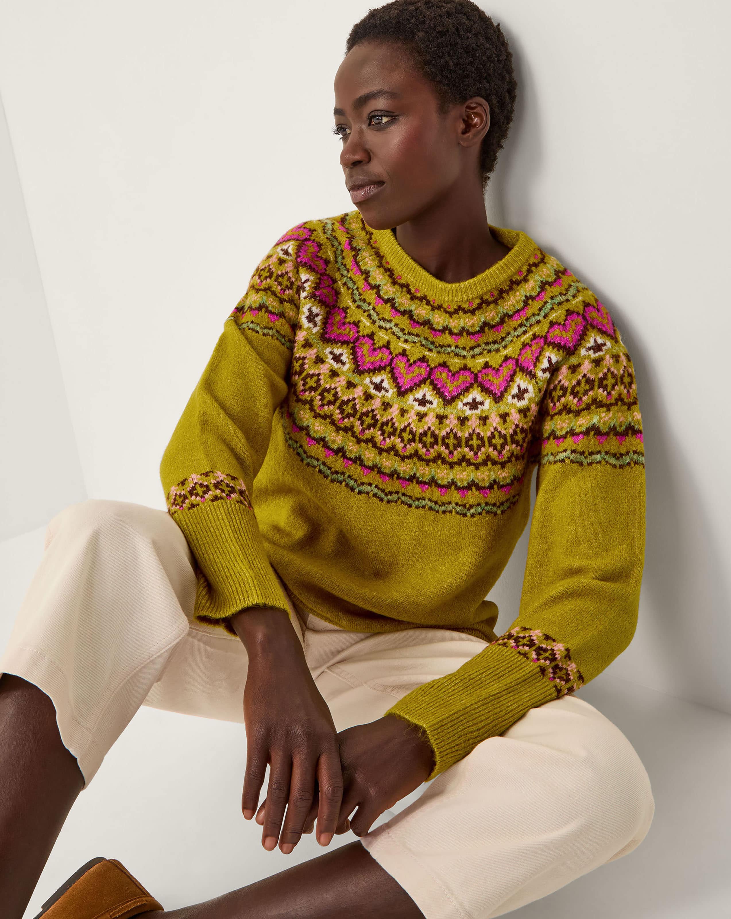 Monsoon Floy Fair Isle Jumper