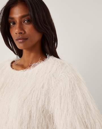 Monsoon Tori Short Sleeve Fringe Top