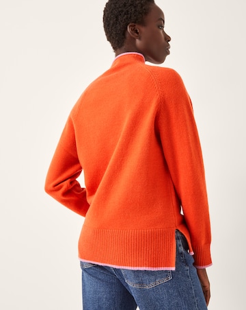 Monsoon Bella High Neck Button Jumper