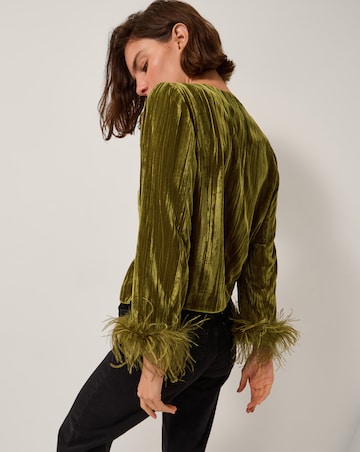 Monsoon Olivia Velvet Jacket