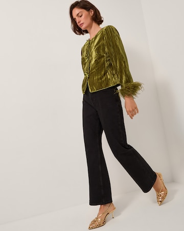 Monsoon Olivia Velvet Jacket