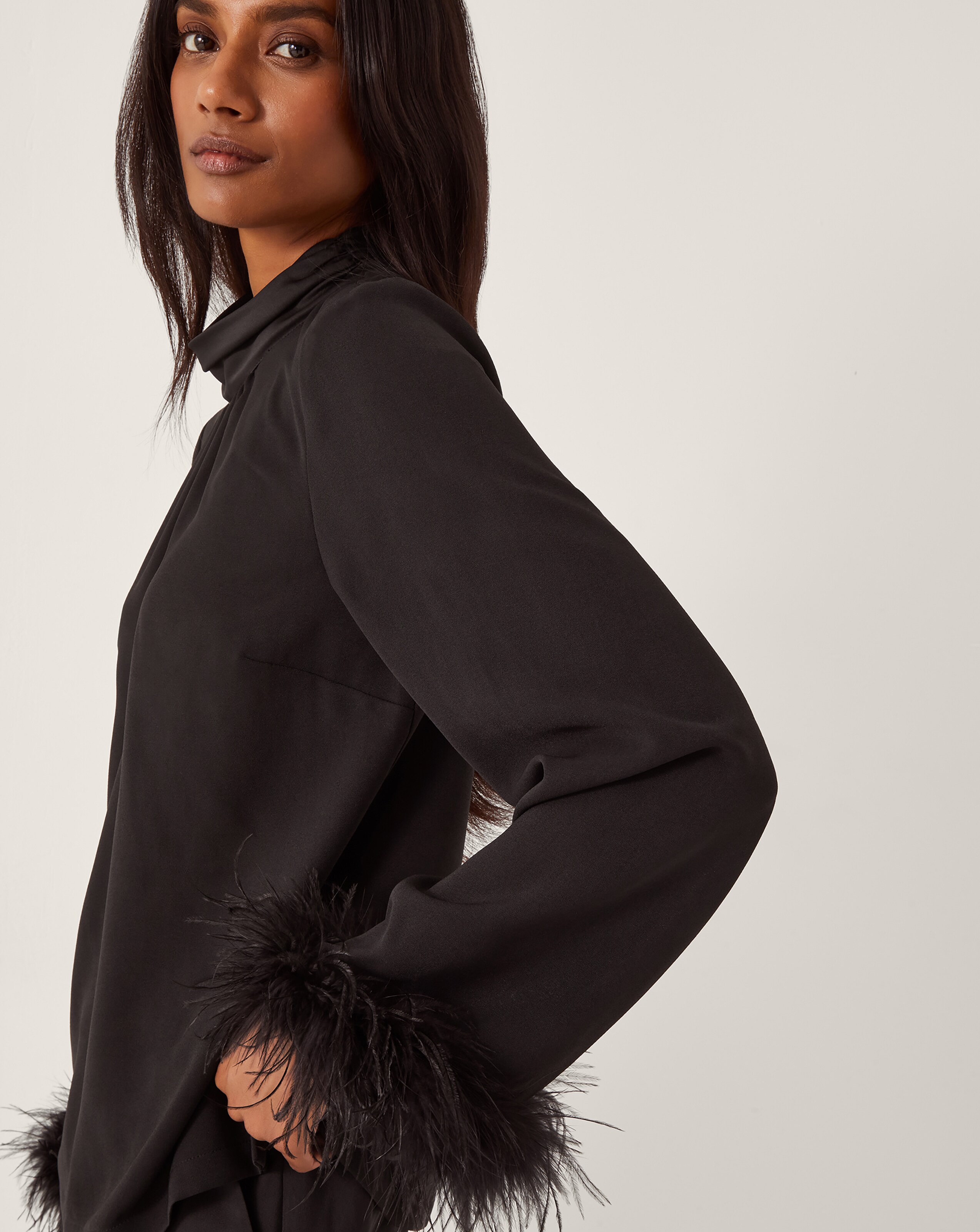 Monsoon Luella Feather Cuff Top | Ambrose Wilson