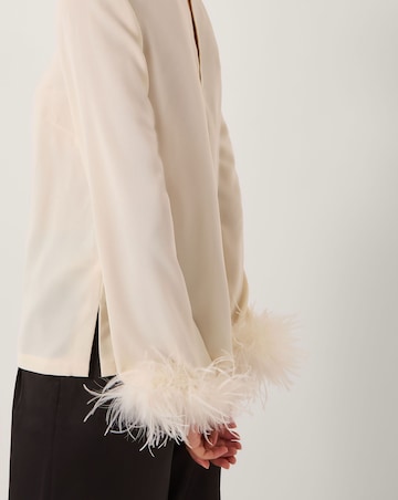 Monsoon Luella Feather Cuff Top