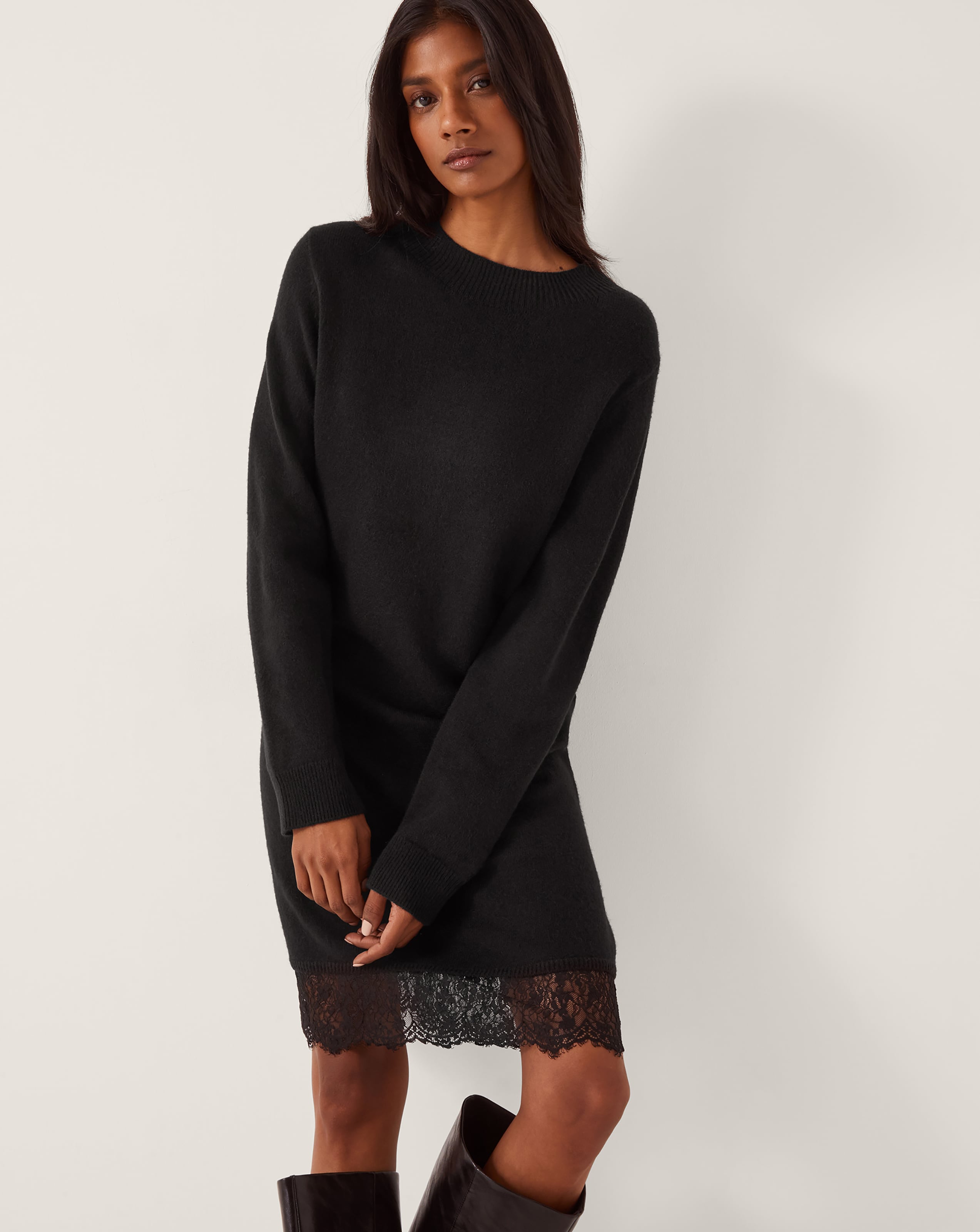 New In - Monsoon Lou Lace Mini Jumper Dress