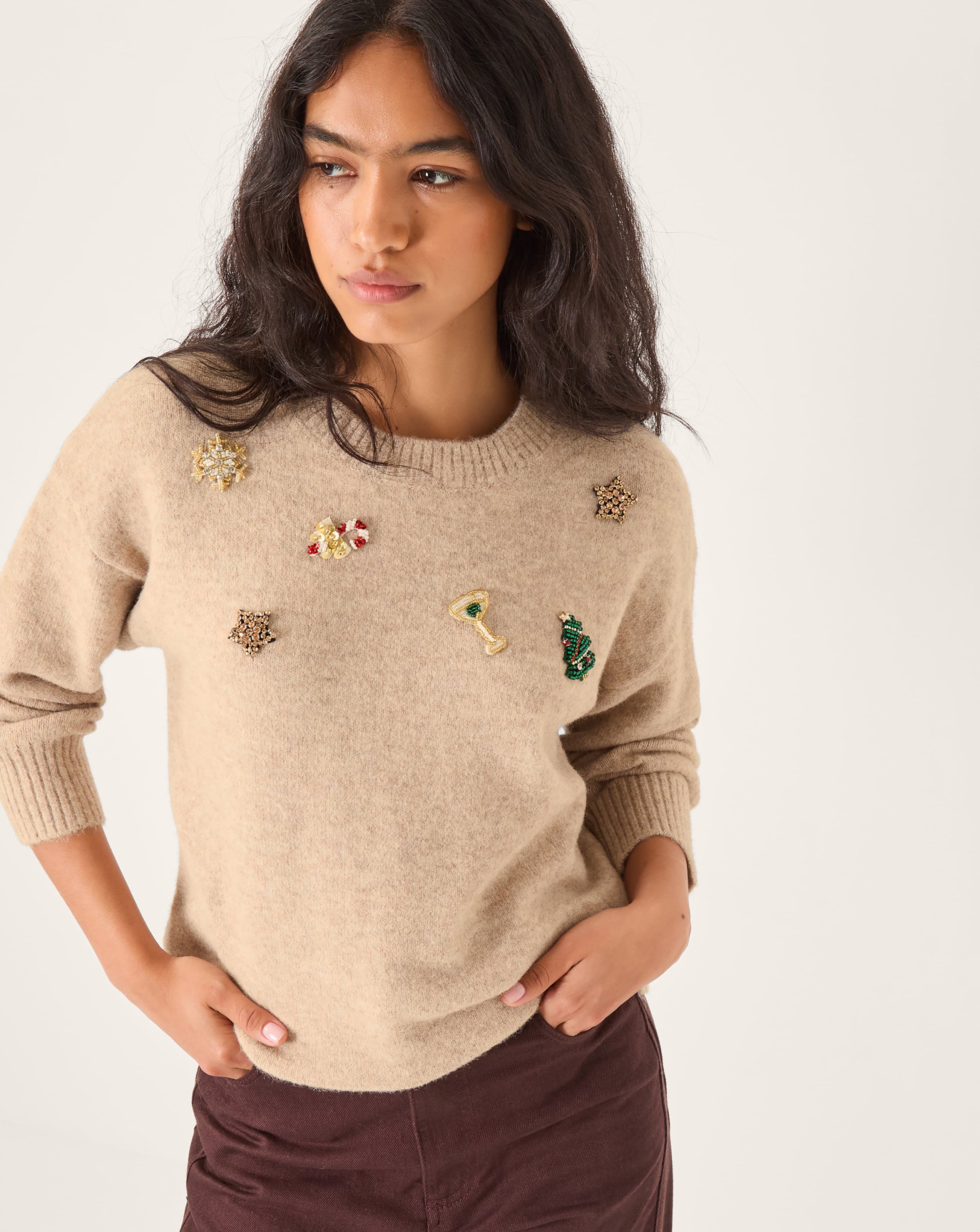 New In - Monsoon Edie Christmas Jumper