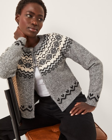 Monsoon Fina Fair Isle Cardigan