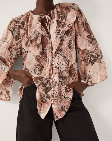 Monsoon Synthia Snake Print Blouse