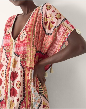 Monsoon Patti Tile Print Mini Kaftan