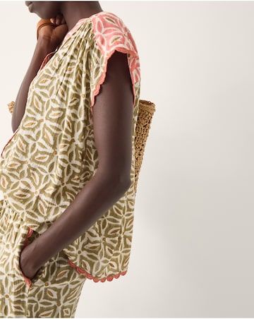 Monsoon Elma Sleeveless Print Top