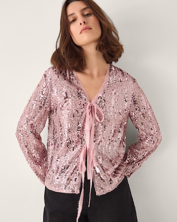 Monsoon Tabi Tie Sequin Jacket