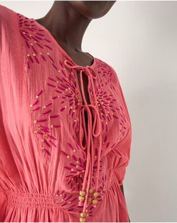 Monsoon Jada Embellished Mini Kaftan