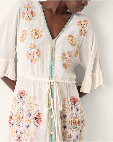 Monsoon Juniper Embroidered Maxi Dress