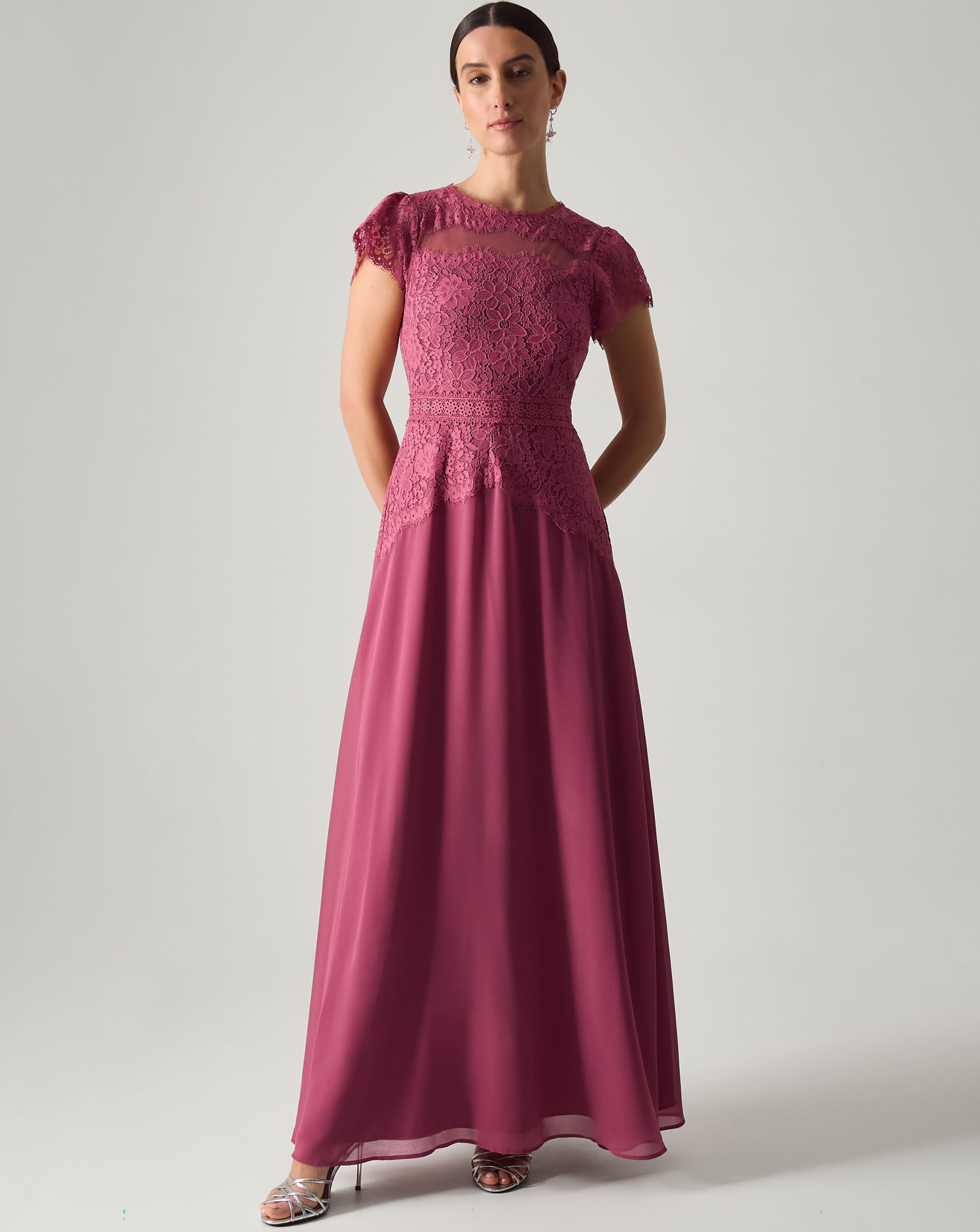 New In - Monsoon Monike Short Sleeve Lace Dress