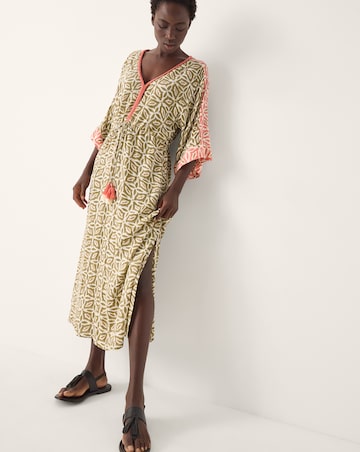 Monsoon Elma Print Midi Beach Dress