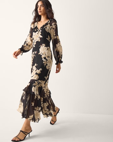 Monsoon Rowena Floral Print Maxi Dress