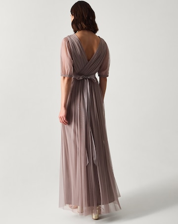 Monsoon Ellie Sheer Sleeve Maxi Dress