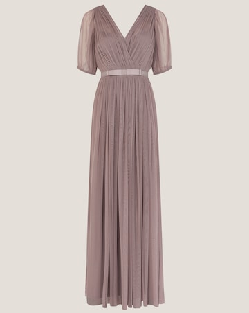 Monsoon Ellie Sheer Sleeve Maxi Dress