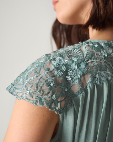 Monsoon  Lace Chiffon Bridesmaid Dress