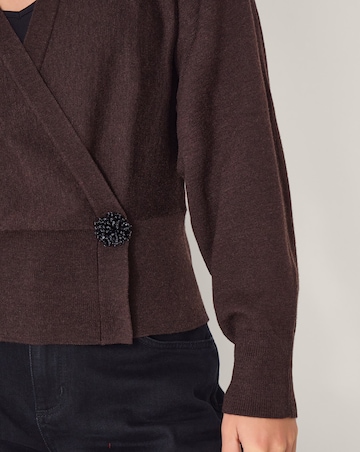 Monsoon Thea Embellished Wrap Jumper