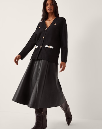 Monsoon Leila Button Longline Cardigan