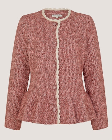 Monsoon Suki Scallop Peplum Cardigan