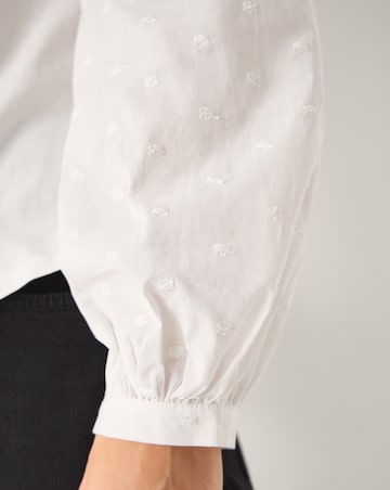 Monsoon Flossy Embroidered Sleeve Top