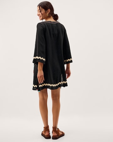 Monsoon Bonnie Embroidered Mini Kaftan