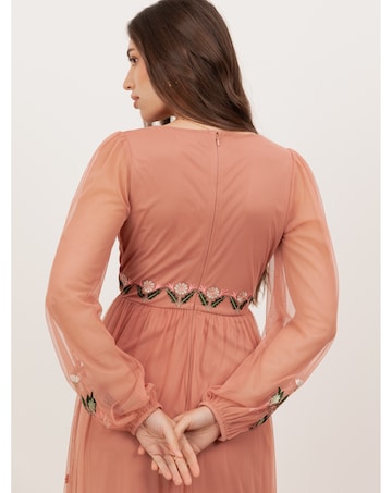 Maya Deluxe Embroidered Dress