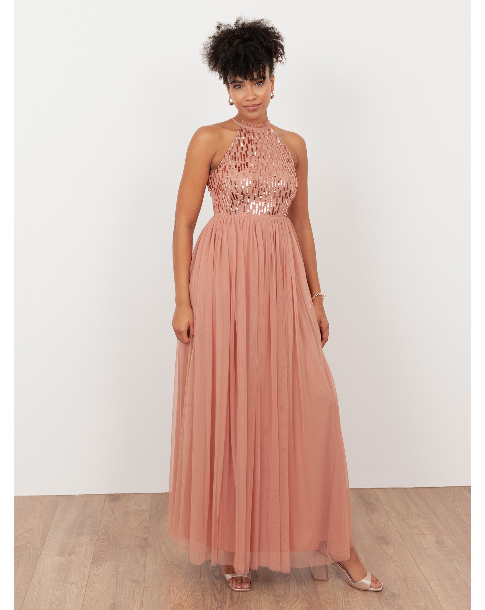 Maya Deluxe Sequined Dress