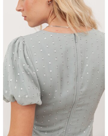 Anaya With Love Metallic thread Dress