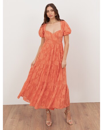 Anaya With Love Burnout Fabric Dress