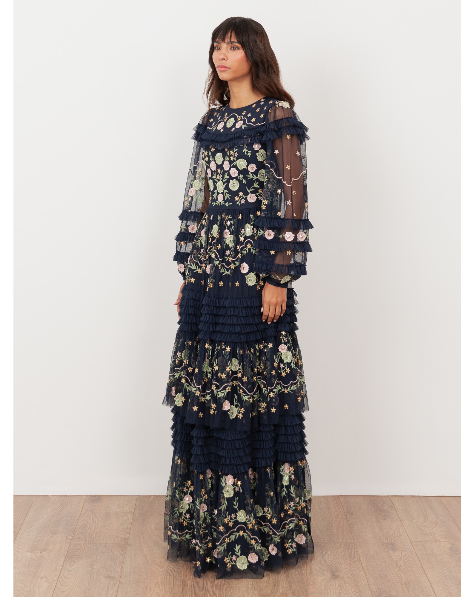 Maya Deluxe Embroidered Dress