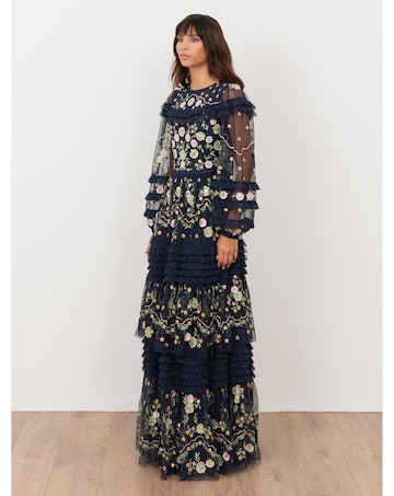 Maya Deluxe Embroidered Dress