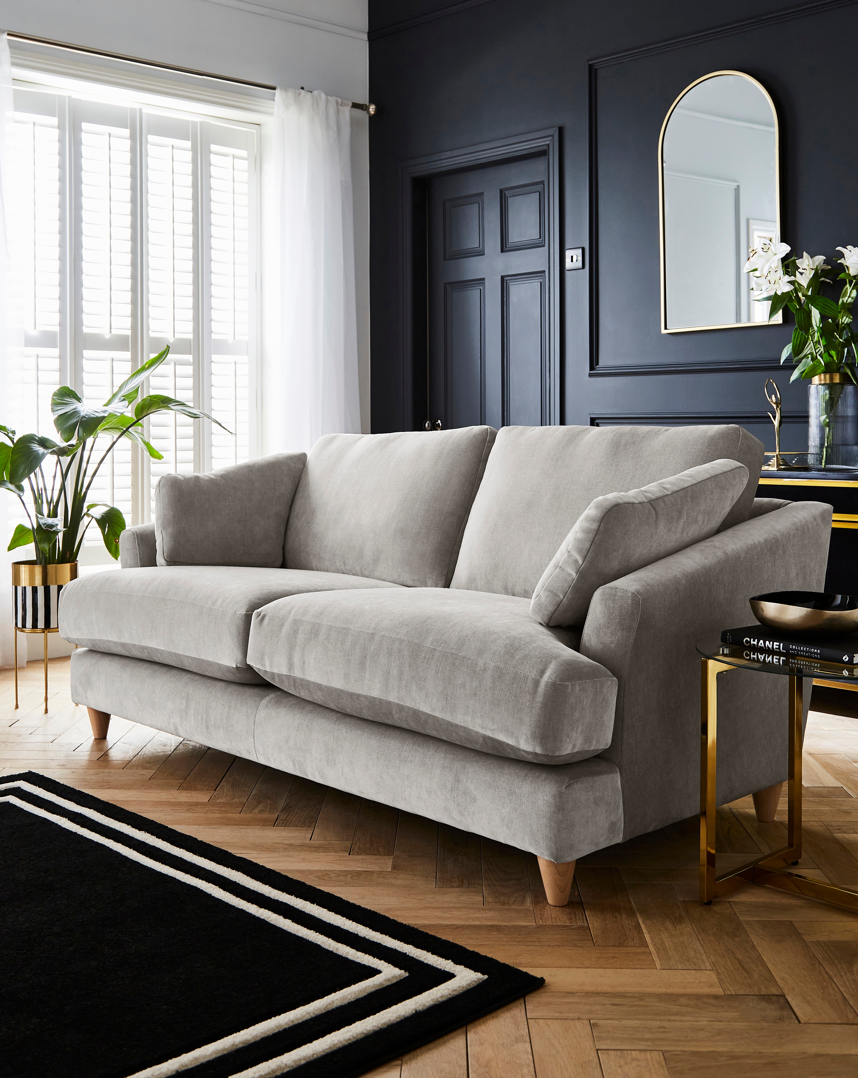 Joanna Hope Tilly Chenille 3 Seater Sofa