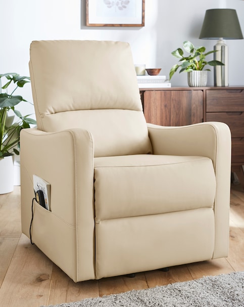 Lincoln Faux Leather Electric Armchair