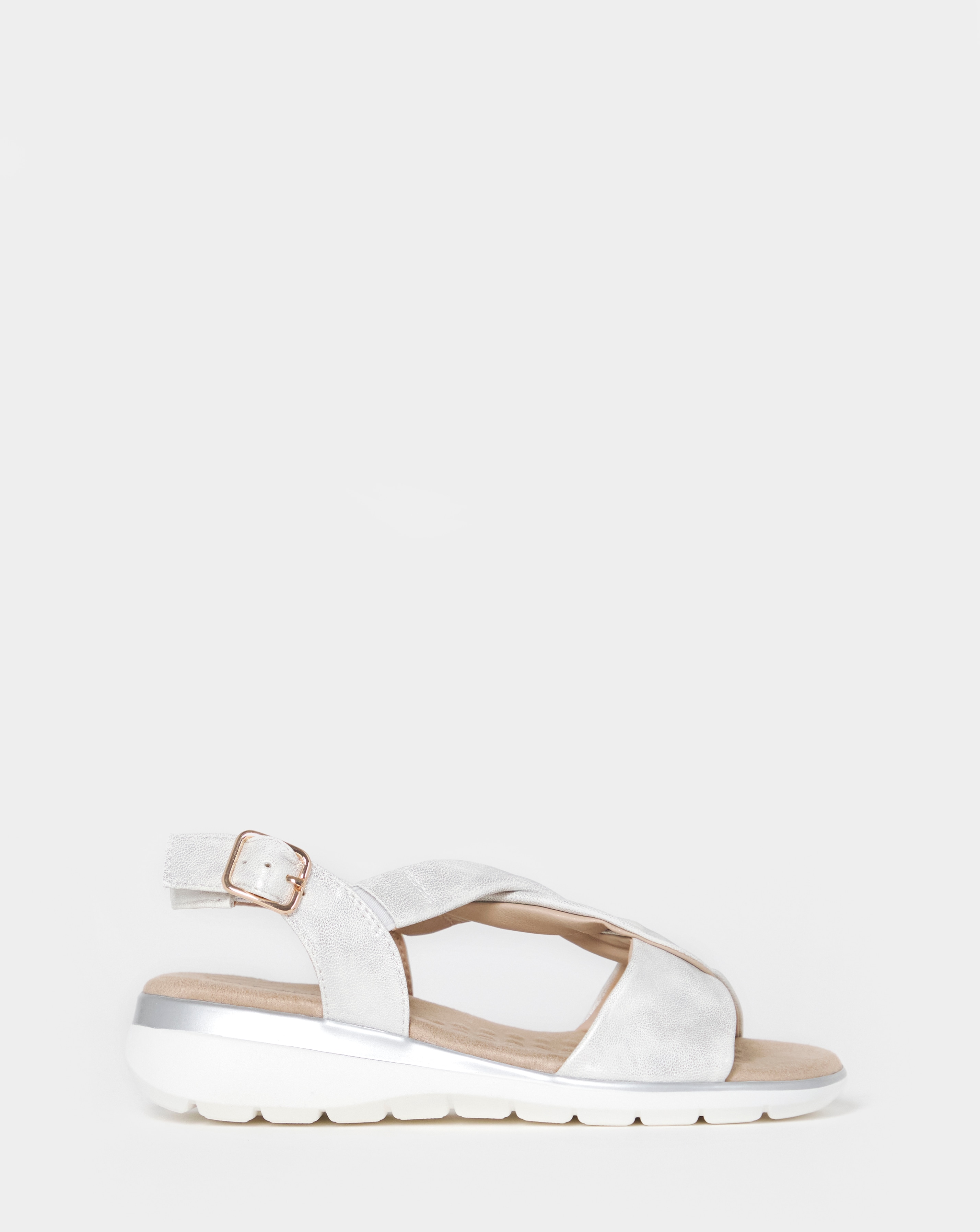 New In - Cushion Walk Shimmer Sandals EEE Fit