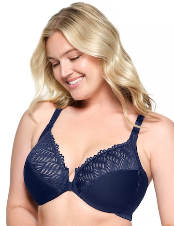 Glamorise Plus Size Front-Close T-Back WonderWire 1246