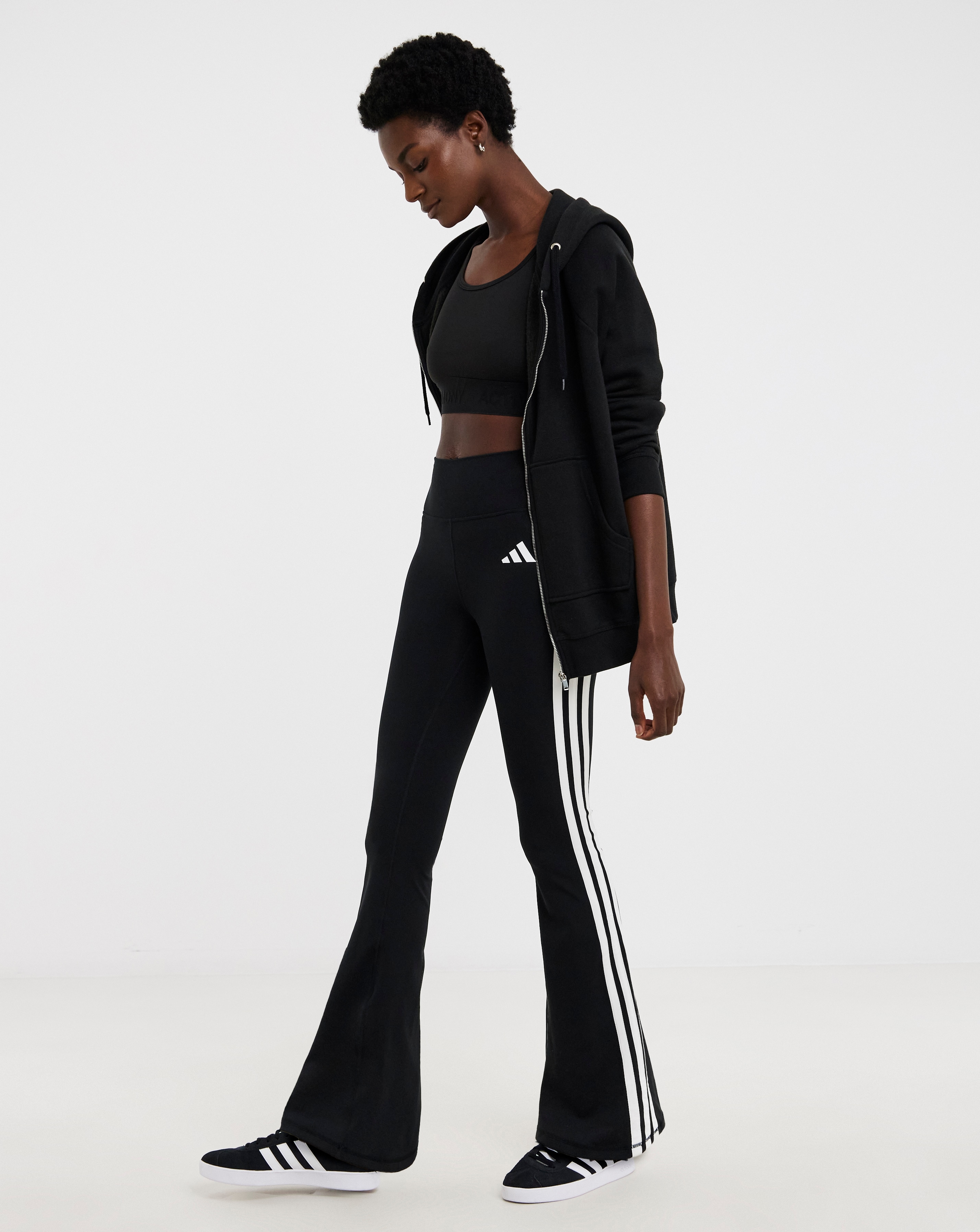 adidas Essential 3 Stripe Flares
