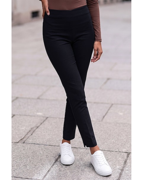 Roman Full Length Elastic Waist Trousers