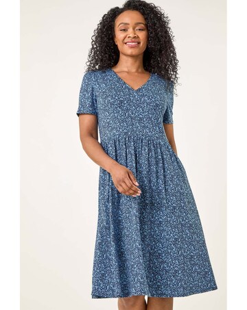 Roman Petite Ditsy Floral Pocket Dress