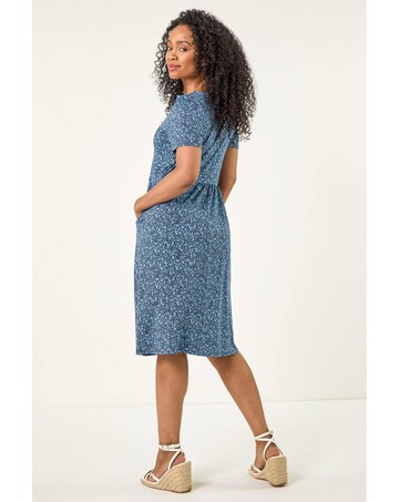 Roman Petite Ditsy Floral Pocket Dress