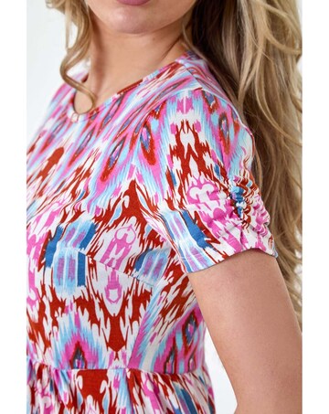 Roman Petite Aztec Pocket Midi Dress