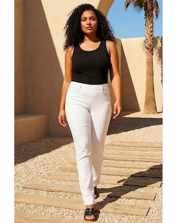 Roman Curve Stretch Denim Jegging