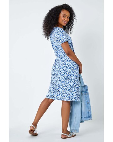 Roman Ditsy Floral Pocket Stretch Dress