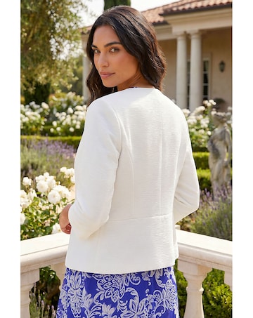 Roman Tailored Jacquard Jacket